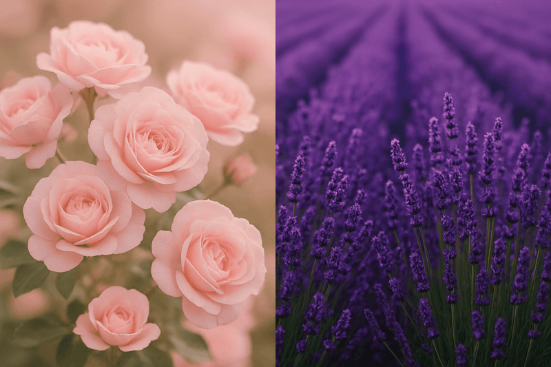 Rosenhydrolat oder Lavendelhydrolat – Welches passt zu dir? 🌹 vs. 💜
