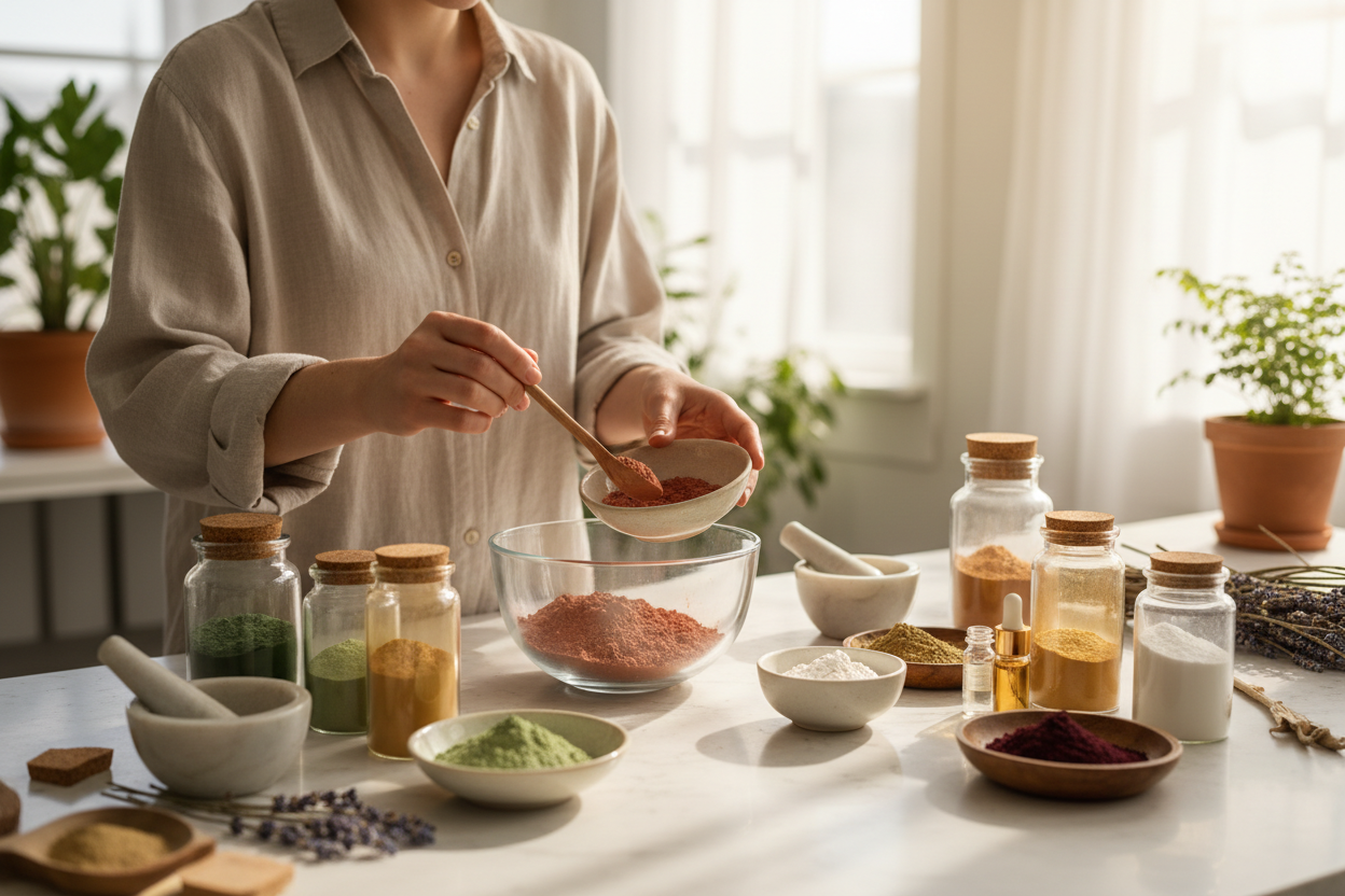 Gewürz- & Pflanzenpulver – natürliche Rohstoffe zum Anrühren & Verfeinern
