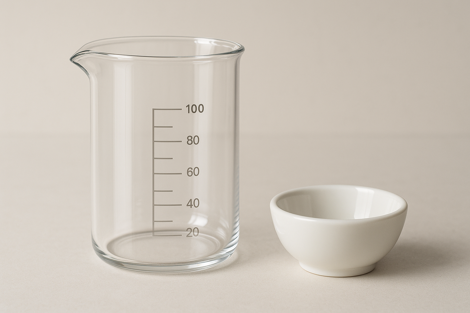 Tools – Schälchen & Bechergläser