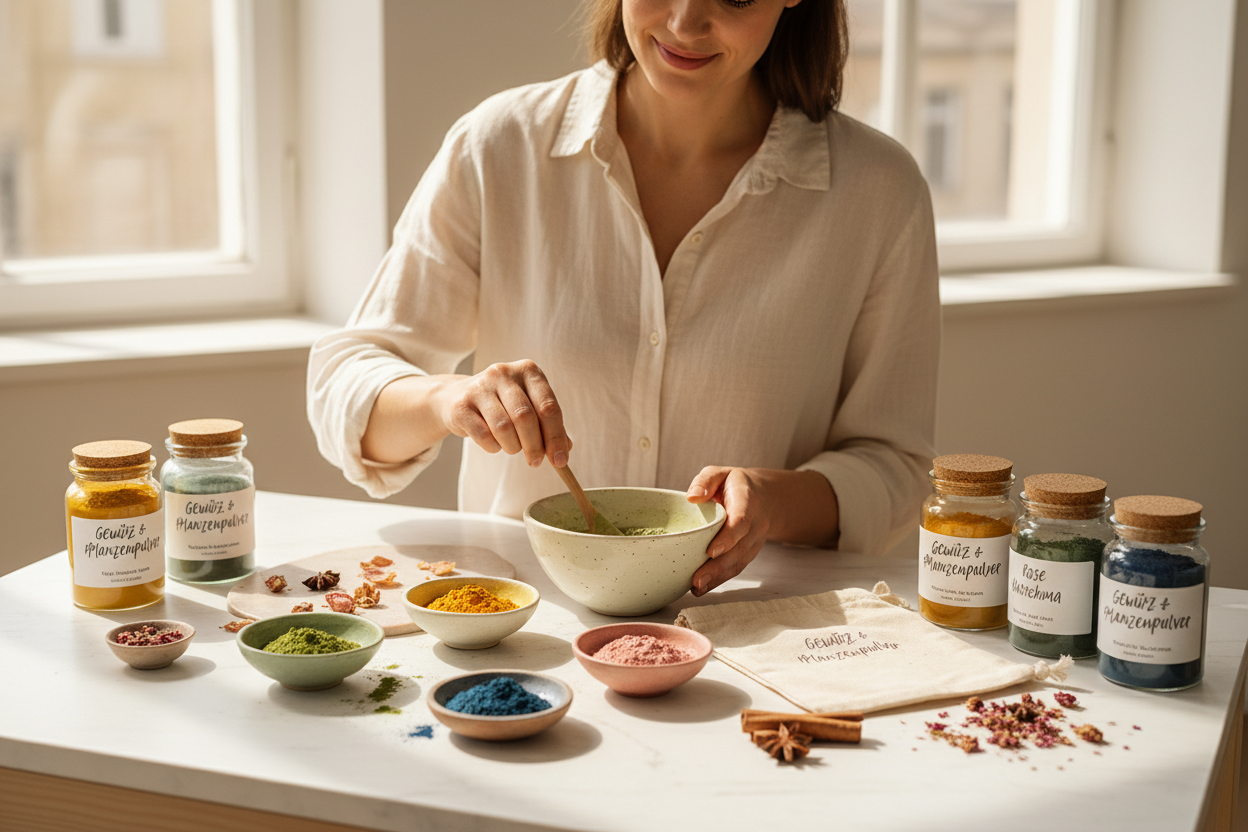 Pflanzenpulver – Natürliche Masken, Peelings & DIY-Rituale