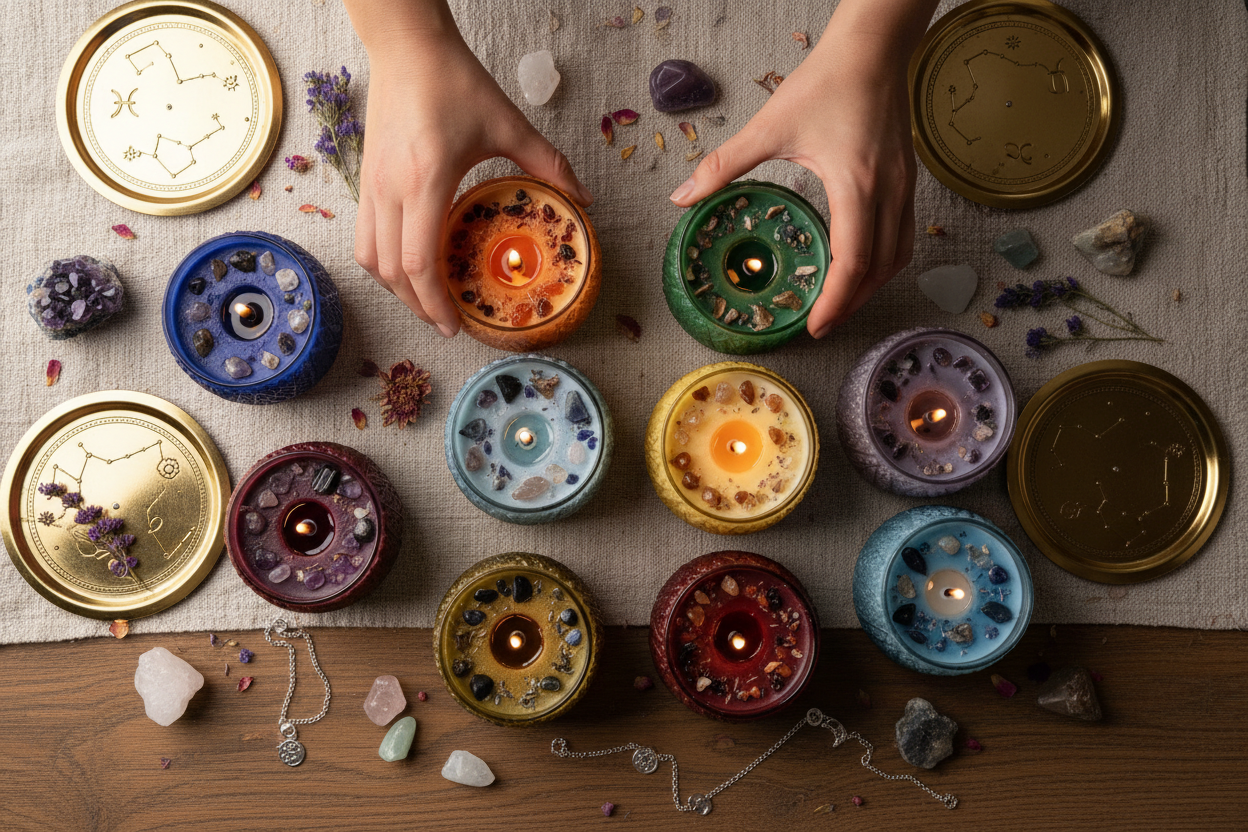 Sternzeichen & Kristallkerzen – Rituale, Bedeutung & Geschenkideen