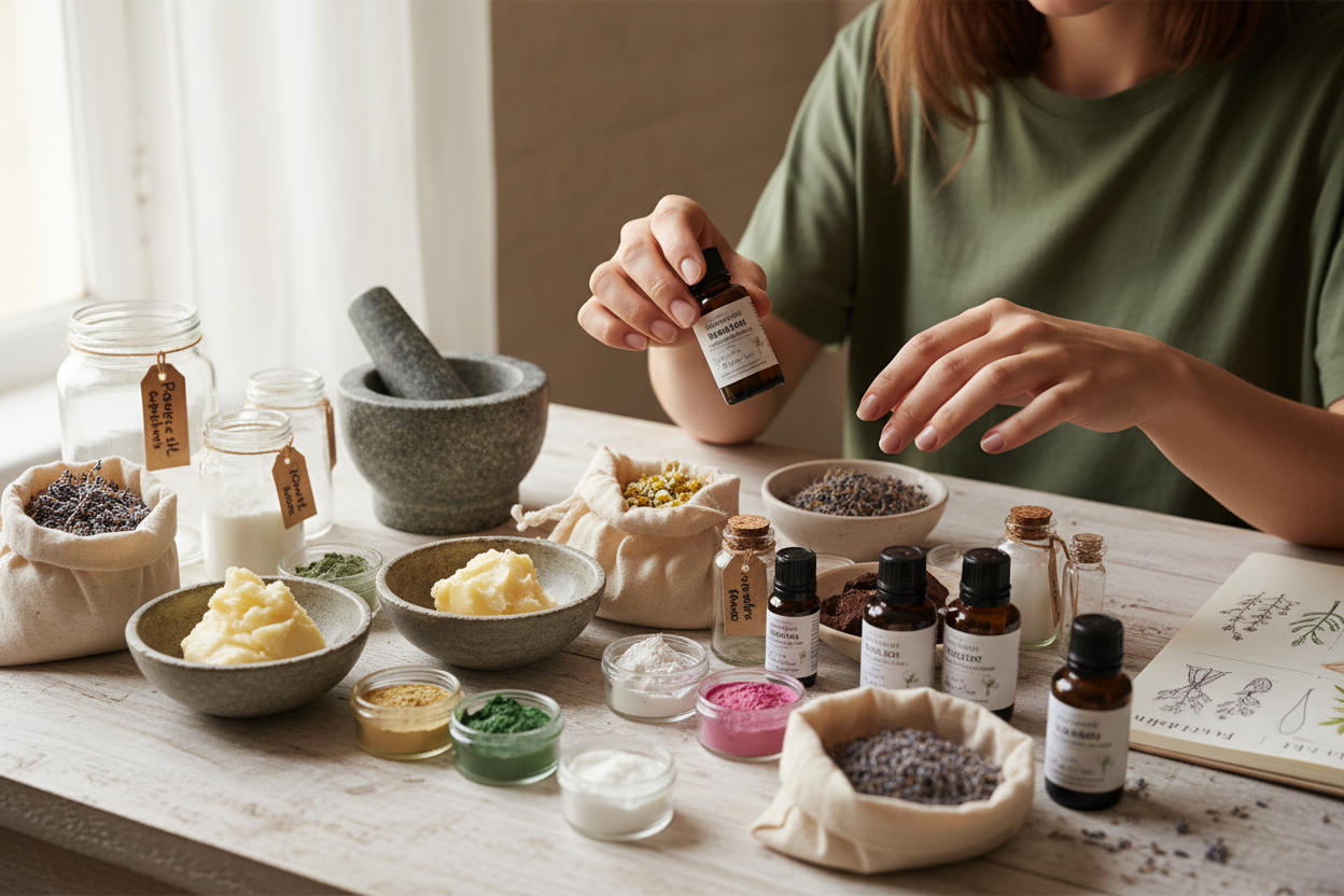 Rohstoffe – Reine Zutaten für natürliche DIY-Pflege