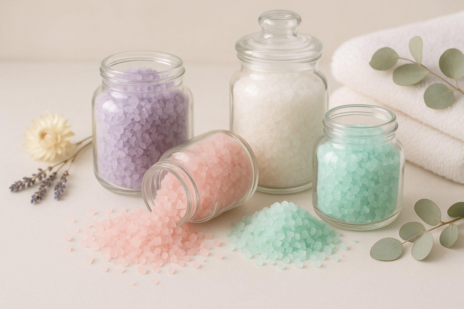 Badesalz – Natürliche Pflege & Entspannung für dein Home-Spa