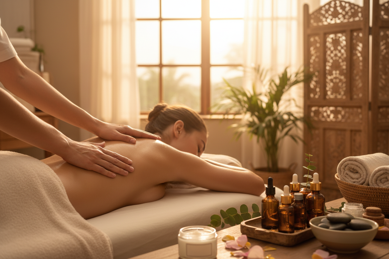 Massage & Wellness – Natürliche Rituale für Entspannung & Wohlbefinden