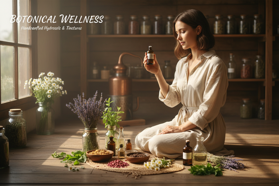 Hydrolate & Tinkturen – Pflanzenwasser & Auszüge für deine DIY-Pflege