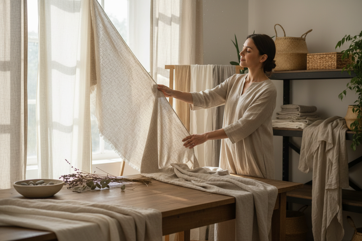 Natürliche Textilien – Weich, achtsam & bewusst ausgewählt