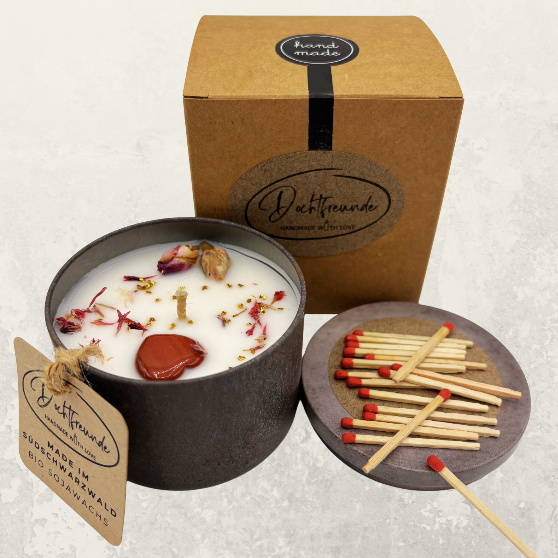 Sternzeichen Duftkerze · Skorpion (23.10–21.11) – Handgemacht aus Sojawachs · Astrologie & Rituale