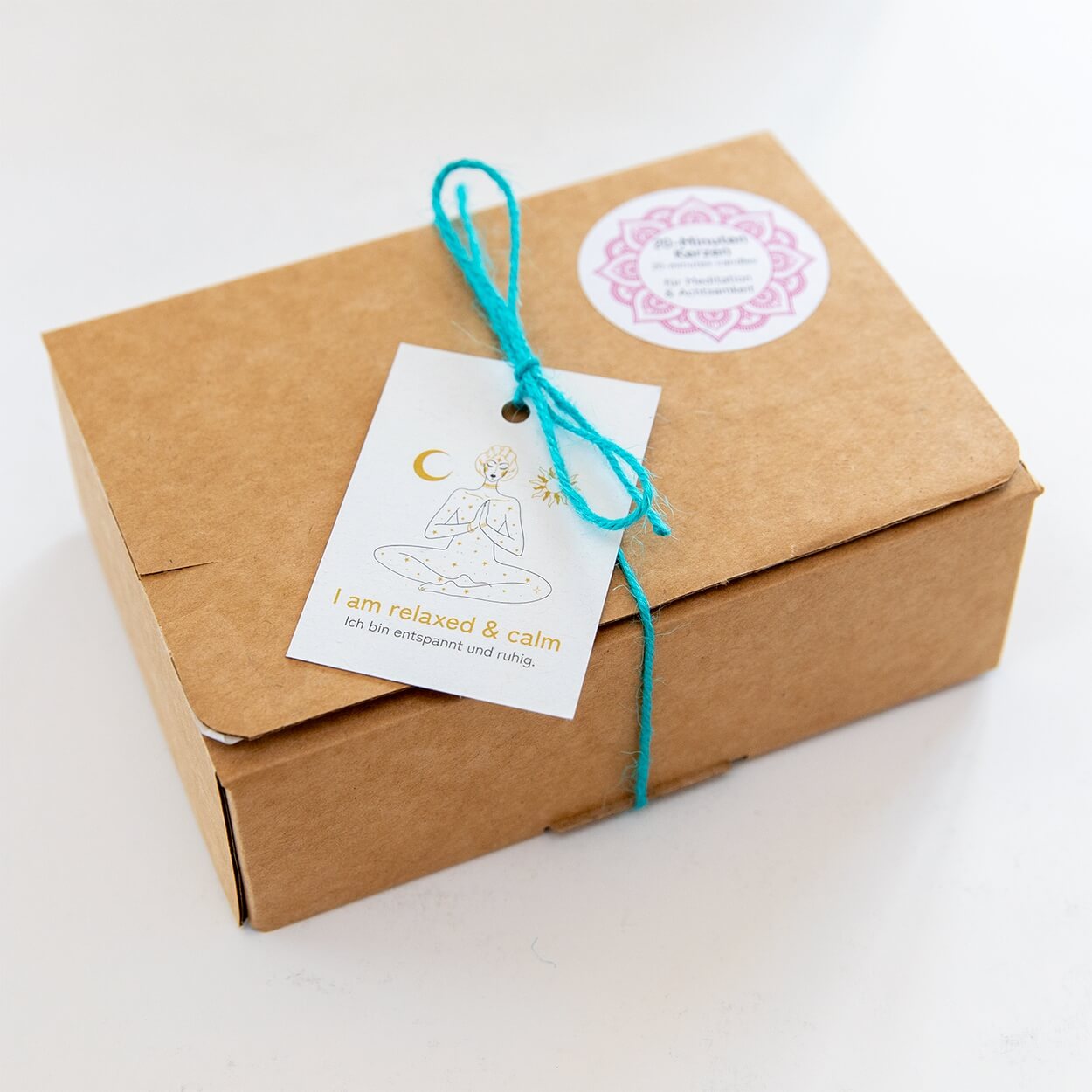 20-Minuten-Kerzen mit Affirmationen – Ritual-Set aus Bienenwachs · Erdung & Innere Stärke