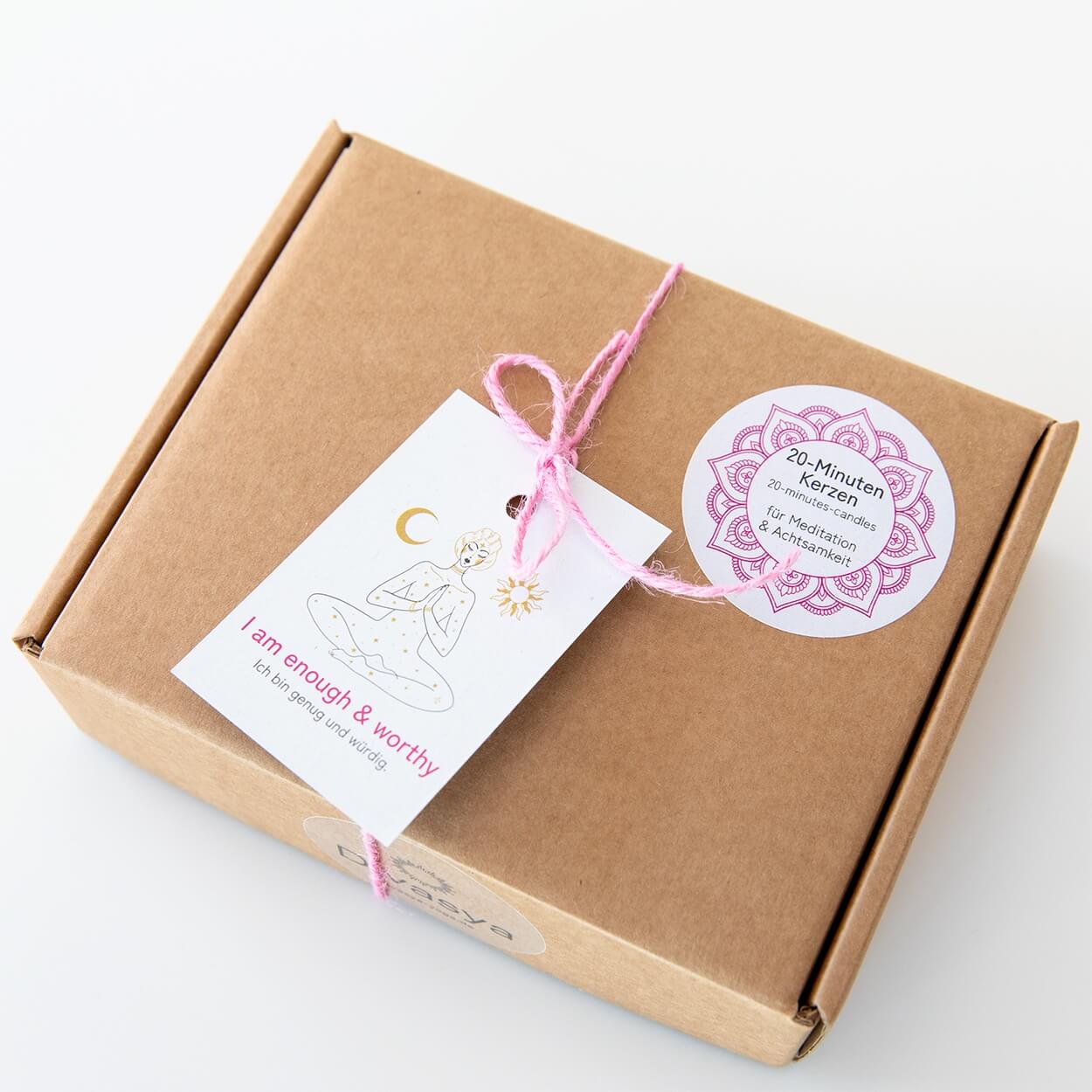 20-Minuten-Kerzen mit Affirmationen – Ritual-Set aus Bienenwachs · Fokus & Mentale Klarheit