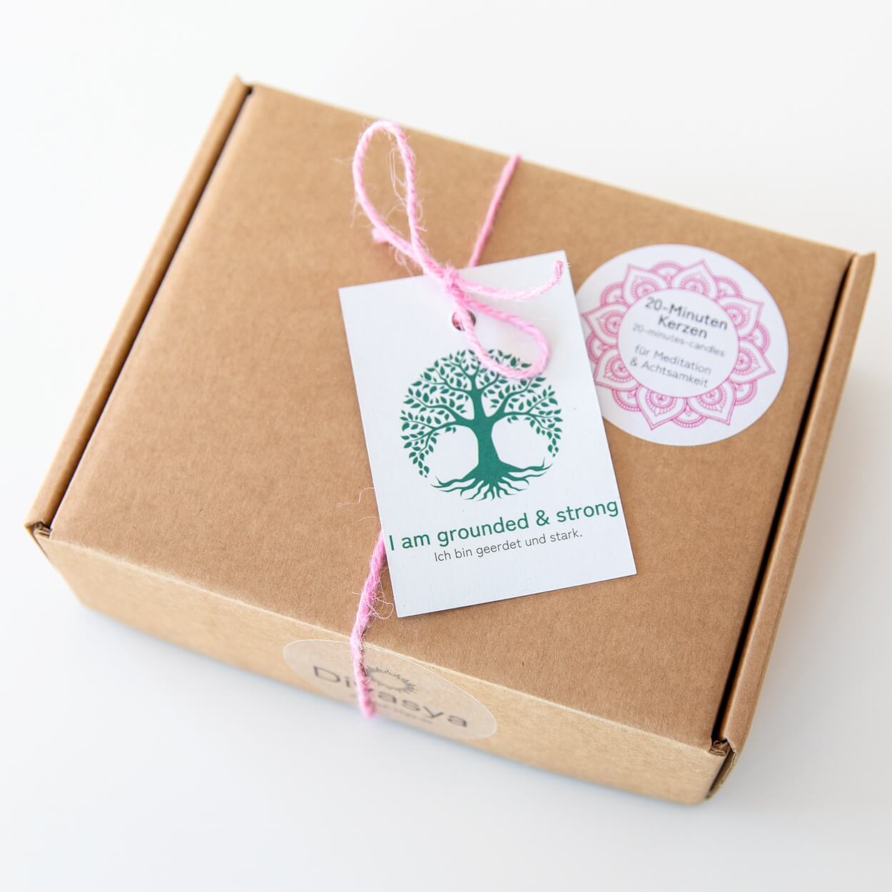 20-Minuten-Kerzen mit Affirmationen – Ritual-Set aus Bienenwachs · Fokus & Mentale Klarheit