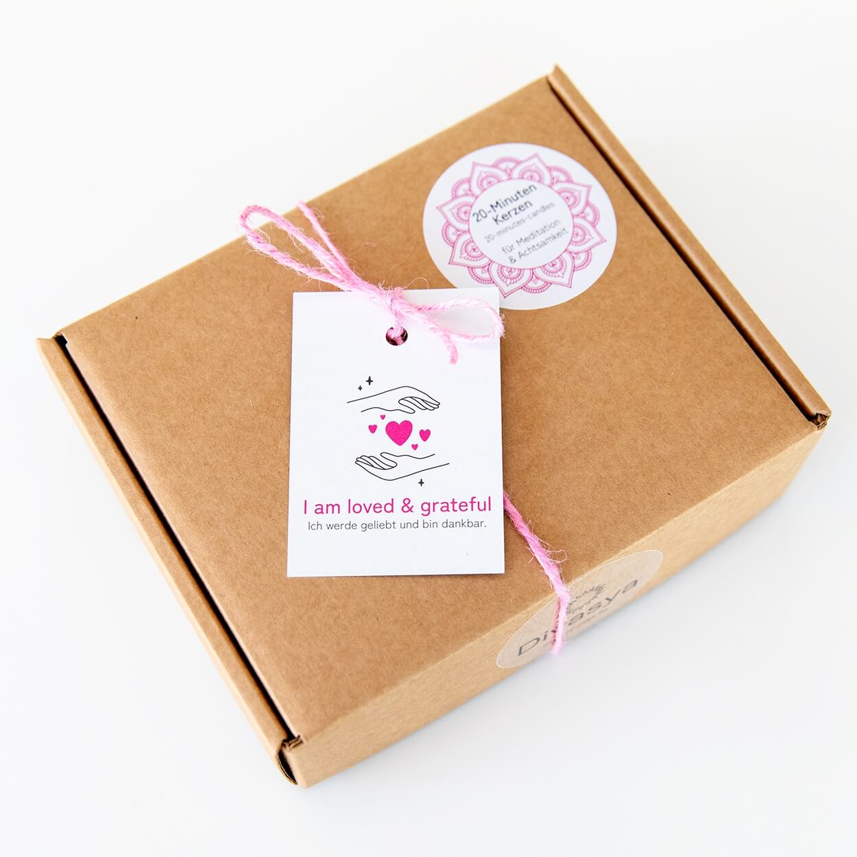 20-Minuten-Kerzen mit Affirmationen – Ritual-Set aus Bienenwachs · Erdung & Innere Stärke