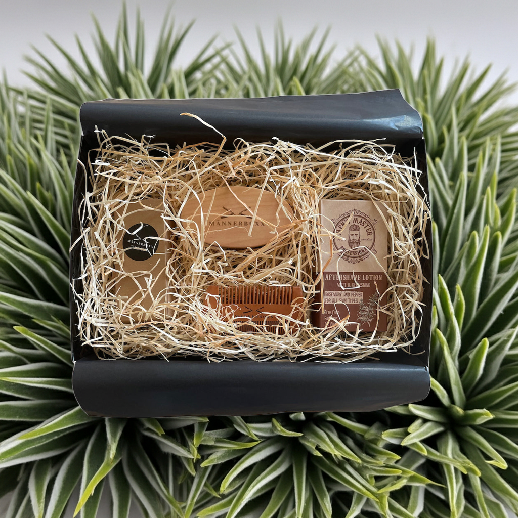 Bartpflege-Geschenkset „Highlight“ – Rasierhobel, Pflege & Styling
