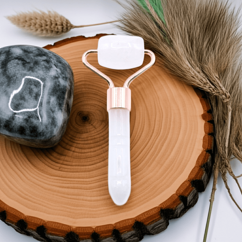 Edelstein Mini Roller – Bergkristall