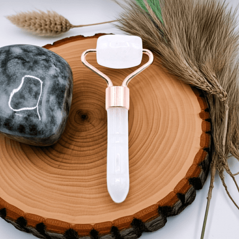 Edelstein Mini Roller – Bergkristall