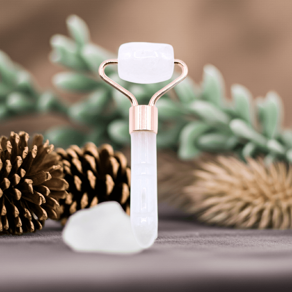 Edelstein Mini Roller – Bergkristall