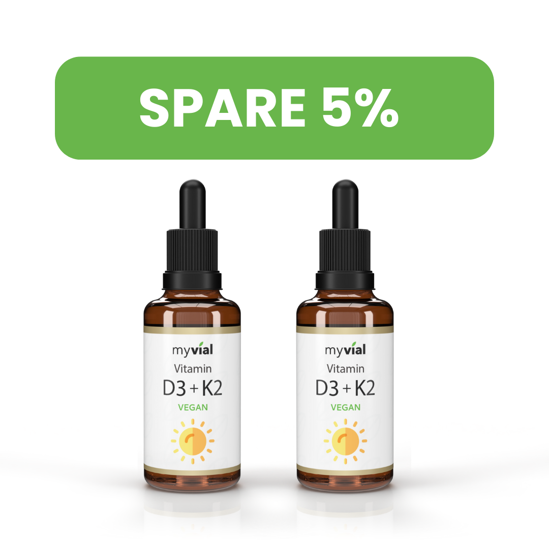 Vitamin D3 + K2 Tropfen (vegan) – Knochen, Muskeln & Immunsystem