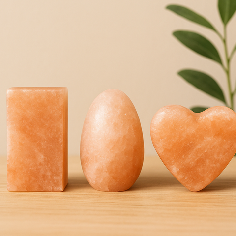 Trio „Selfcare“ – Himalaya Deodorant-Steine (Ei + Bar + Herz) · Kristallsalz-Deo, unparfümiert