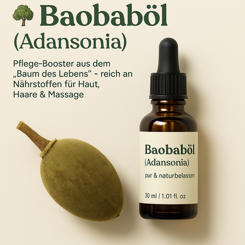 Baobaböl (Adansonia) – pur & naturbelassen, 30 ml