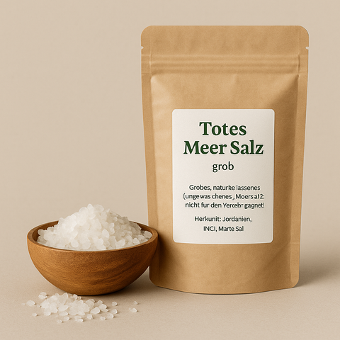 Totes Meer Salz grob – naturbelassen & mineralreich für DIY-Pflege