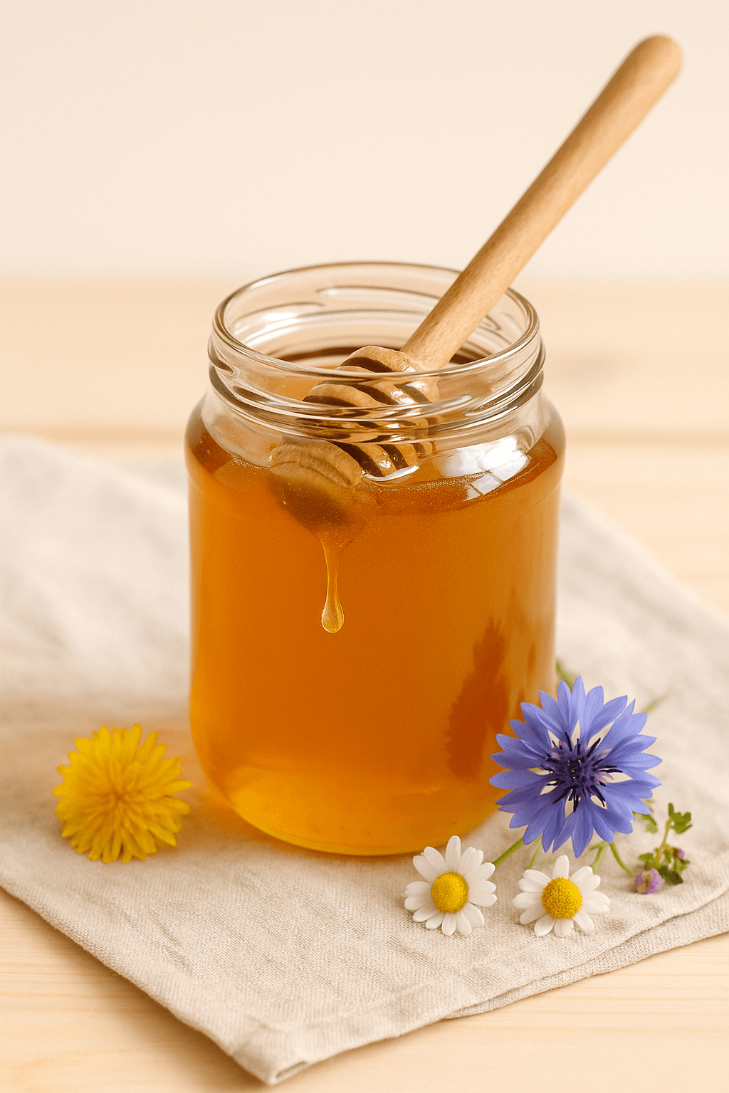 Bio Roher Wildblumenhonig – Natur pur im Glas, 900 g