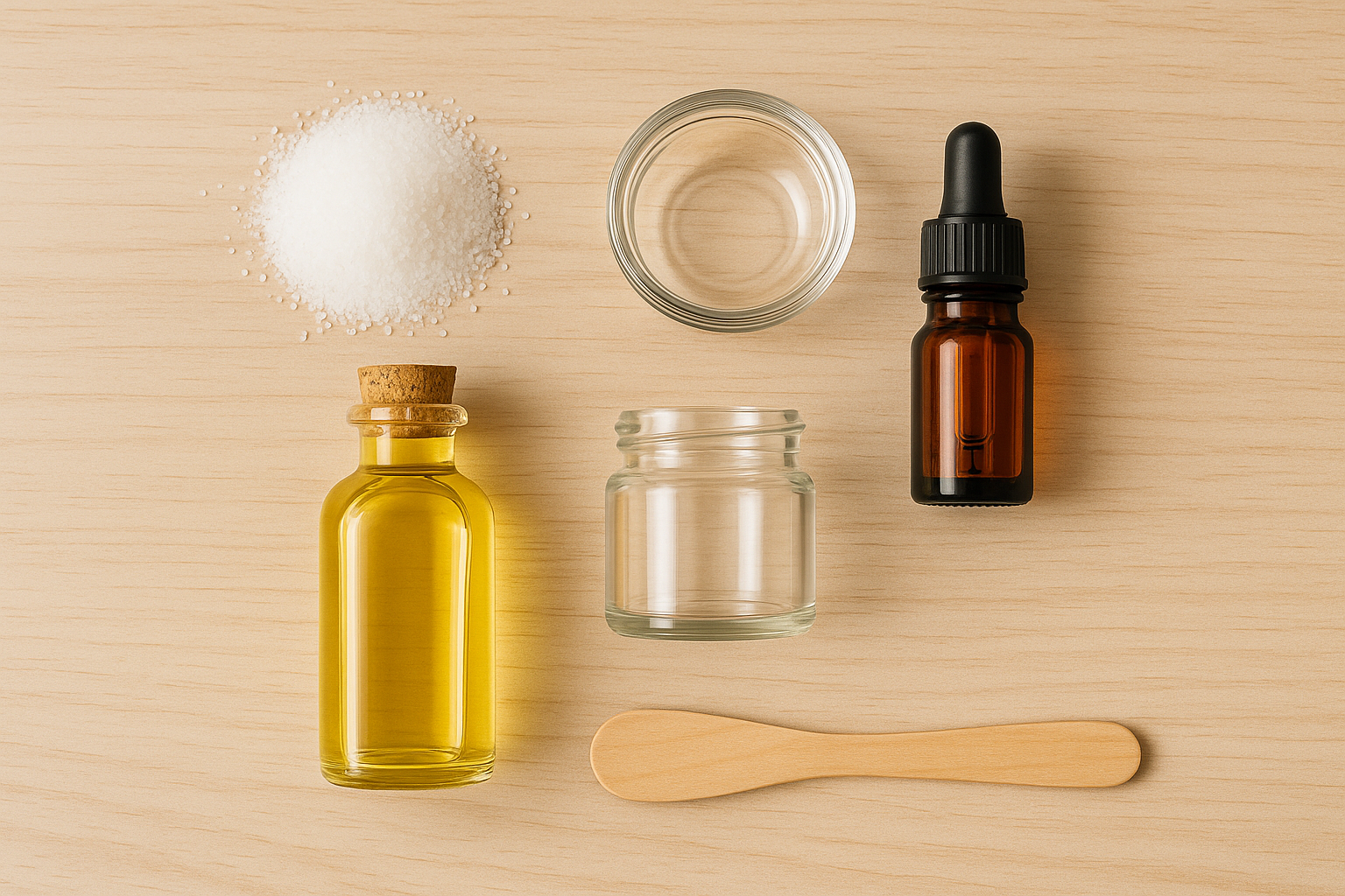 DIY-Peeling mit Orangenöl, Zucker und Basisöl – fruchtig-warmes Zitrus-Peeling