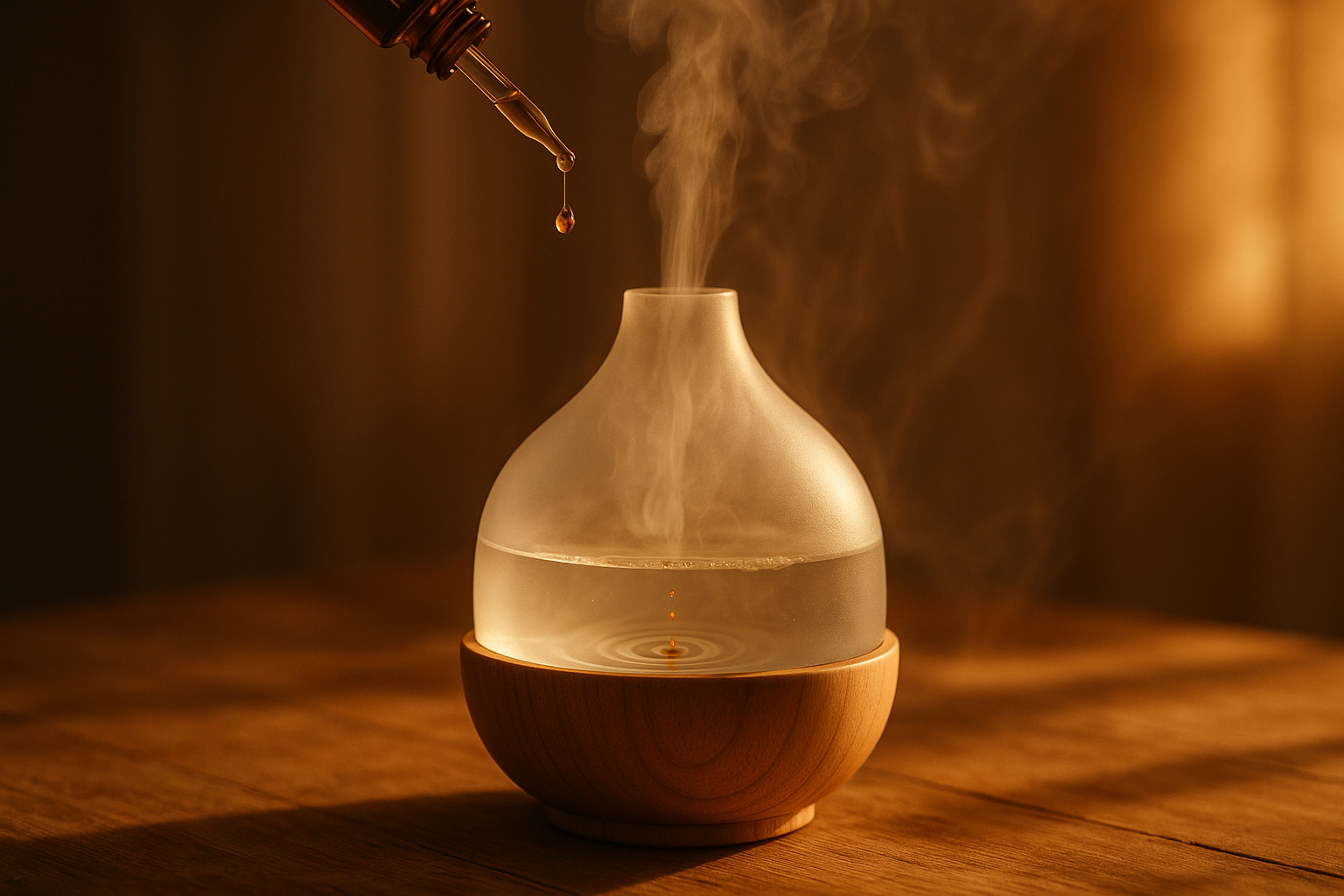 Bio Orangenöl süß im Diffuser – gemütlicher Raumduft mit warmem Zitrusaroma