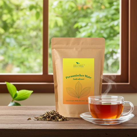 Andenfeuer (Mate de Coca + Ingwer) – Belebender Kräutertee