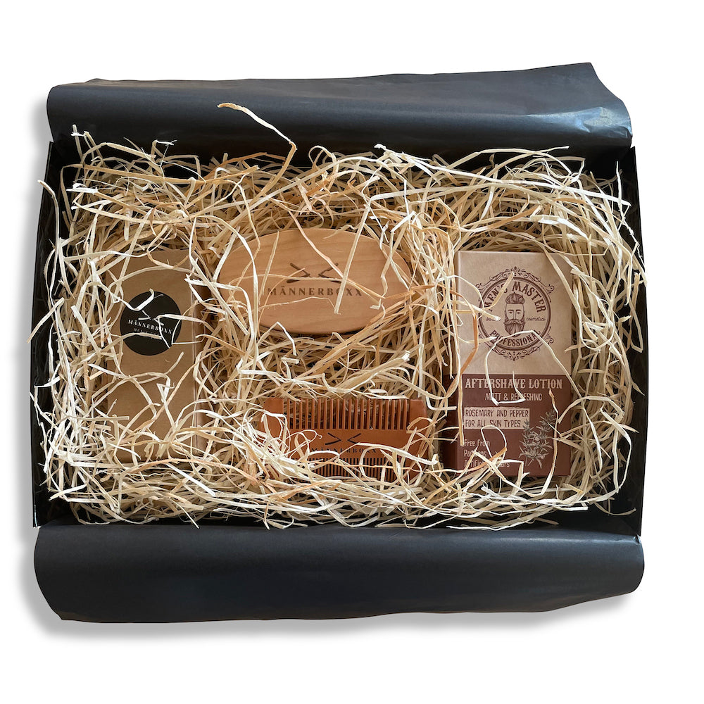 Bartpflege-Geschenkset „Highlight“ – Rasierhobel, Pflege & Styling