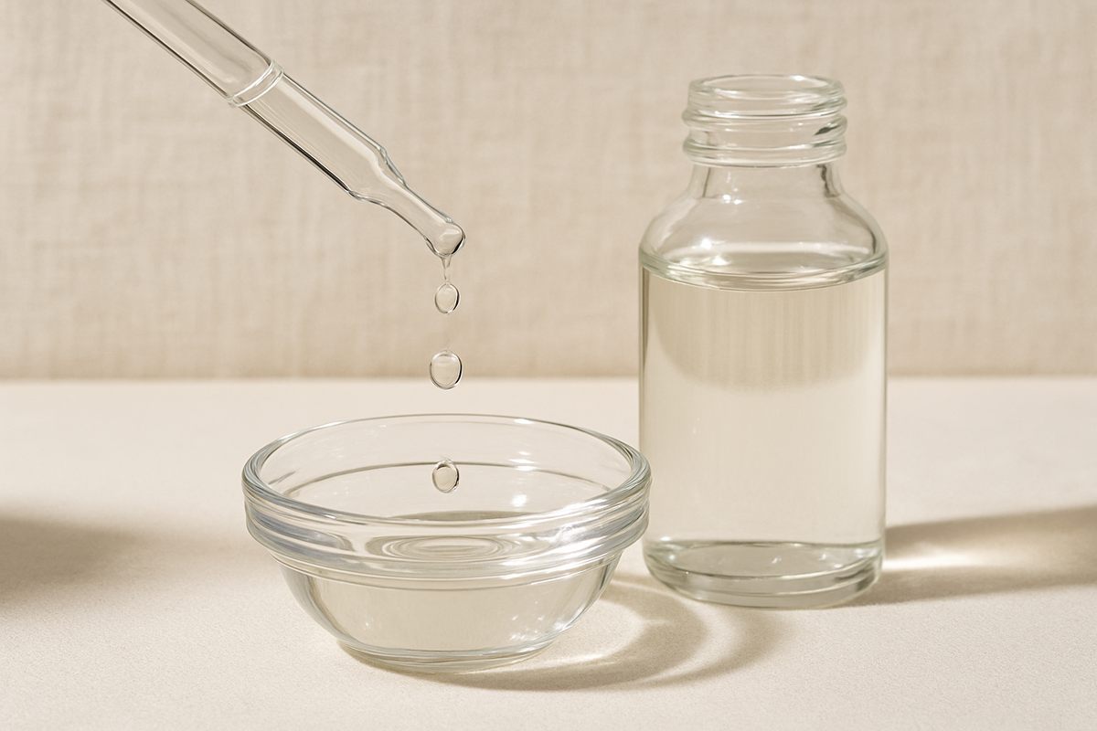 BIO Glycerin – sanfter Feuchtigkeitsbinder für Toner, Seren & Cremes, 100 ml