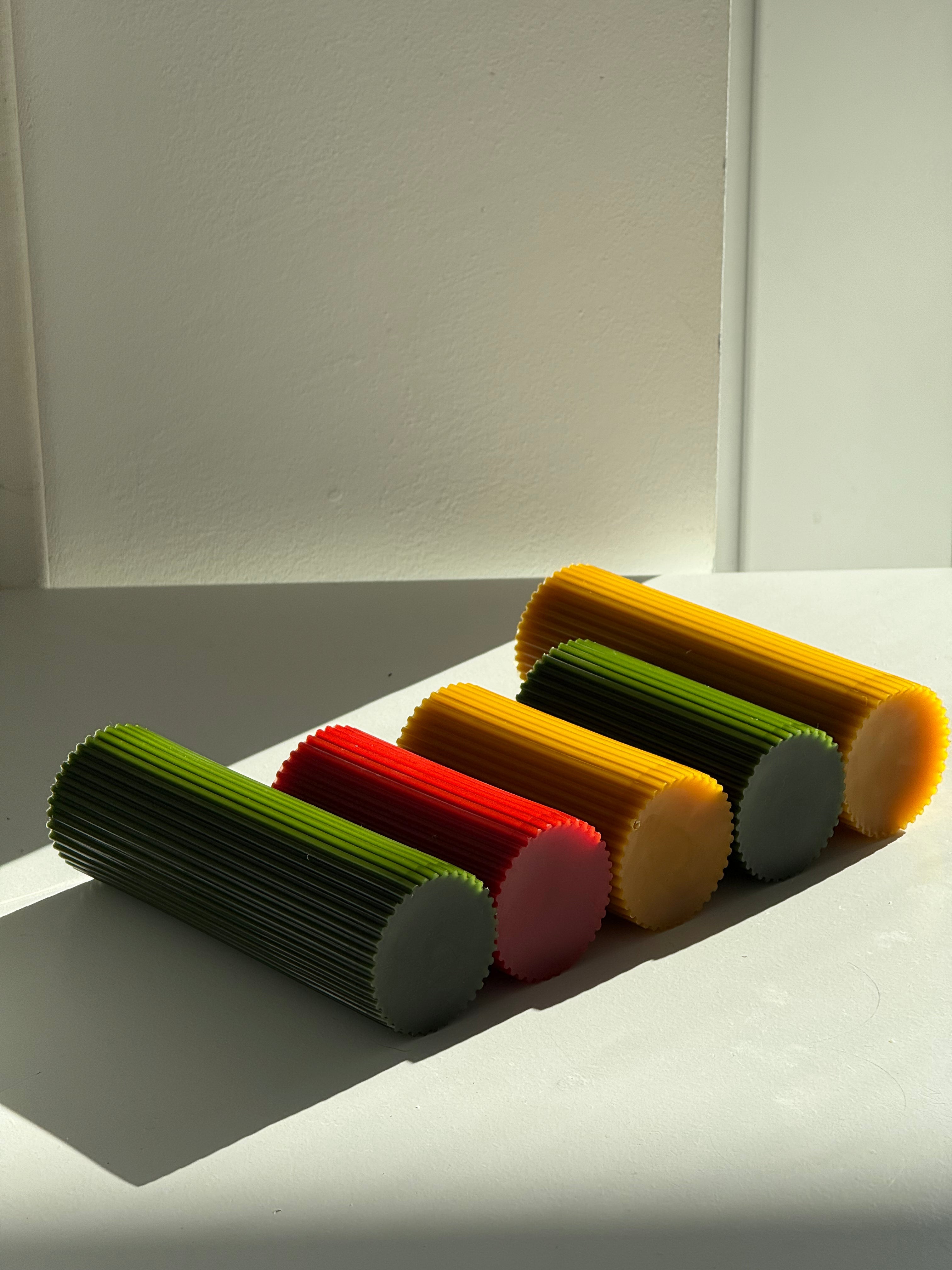 Adventskerzen aus reinem Bienenwachs – Handgegossen (4er-Set)