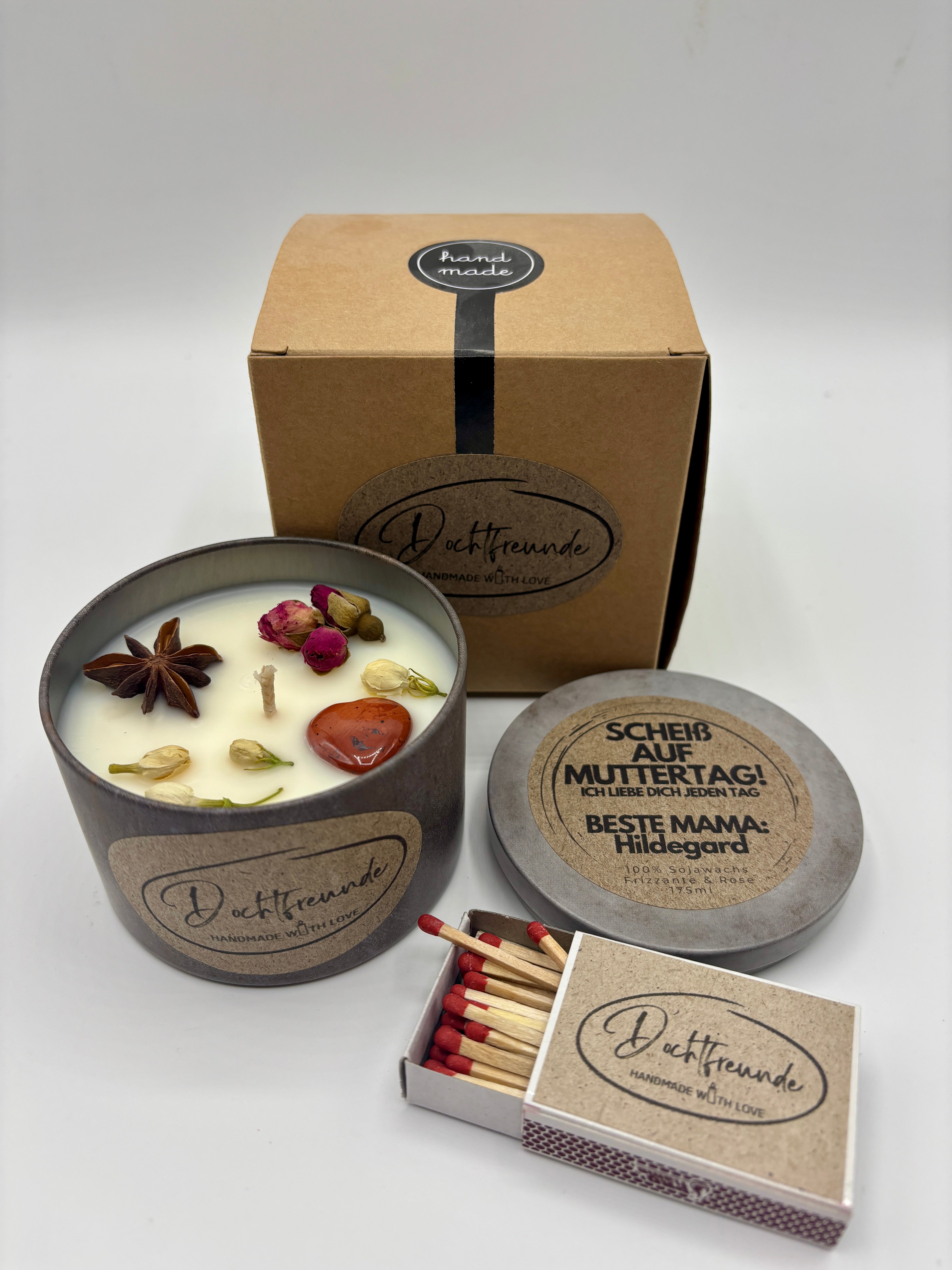 Sternzeichen Duftkerze · Skorpion (23.10–21.11) – Handgemacht aus Sojawachs · Astrologie & Rituale