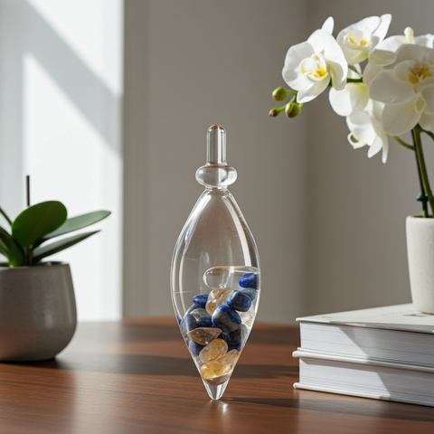 Edelsteinstab | INSPIRATION (Lapislazuli – Rutilquarz)