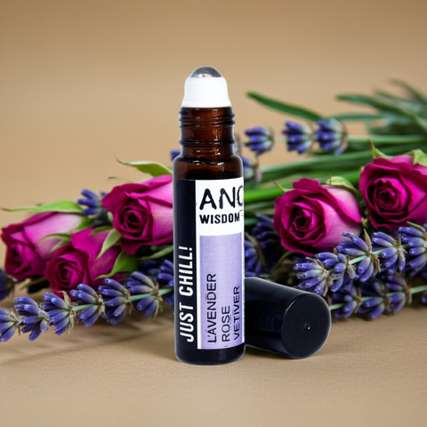 Just Chill! – Aromatherapie Roll-On mit Lavendel, Vetiver & Rose, 10 ml