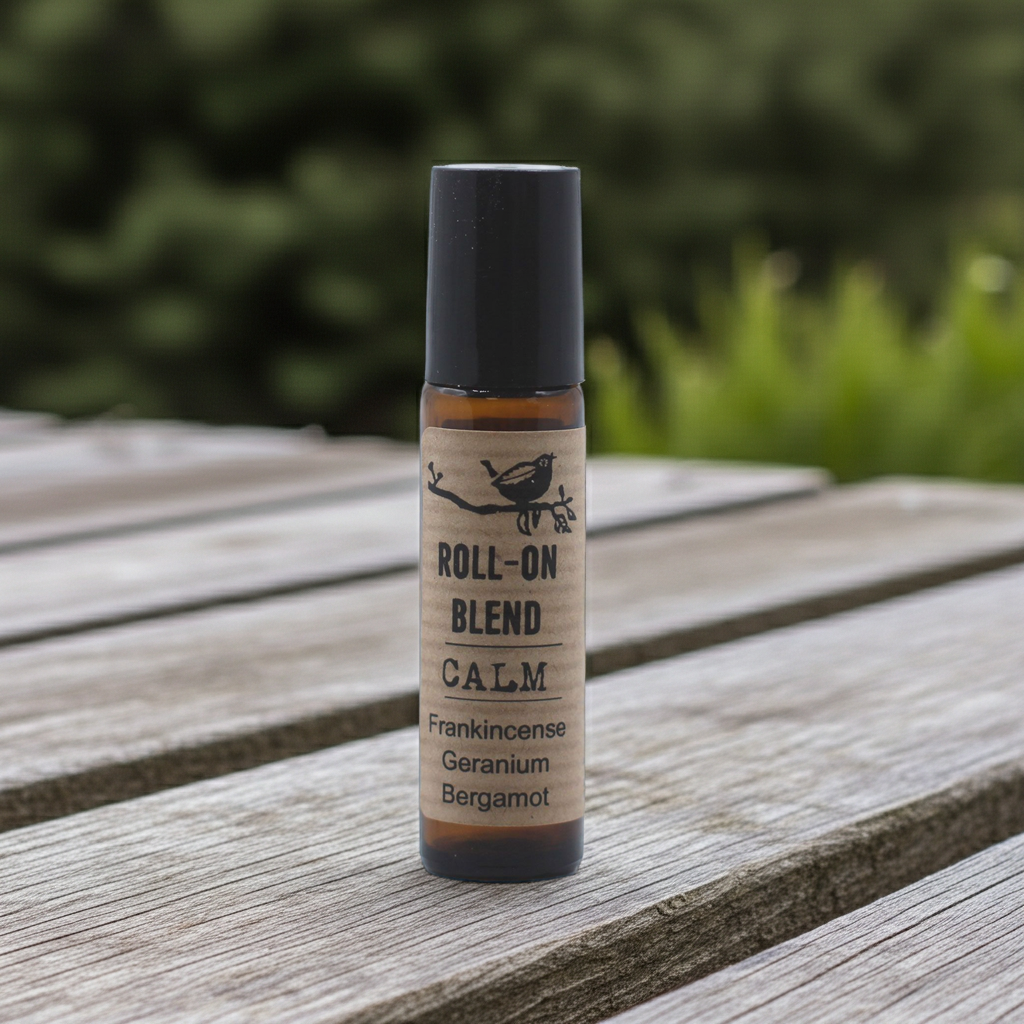 Calm – Ätherische Ölmischung Roll-On (10 ml) - Weihrauch · Geranie · Bergamotte