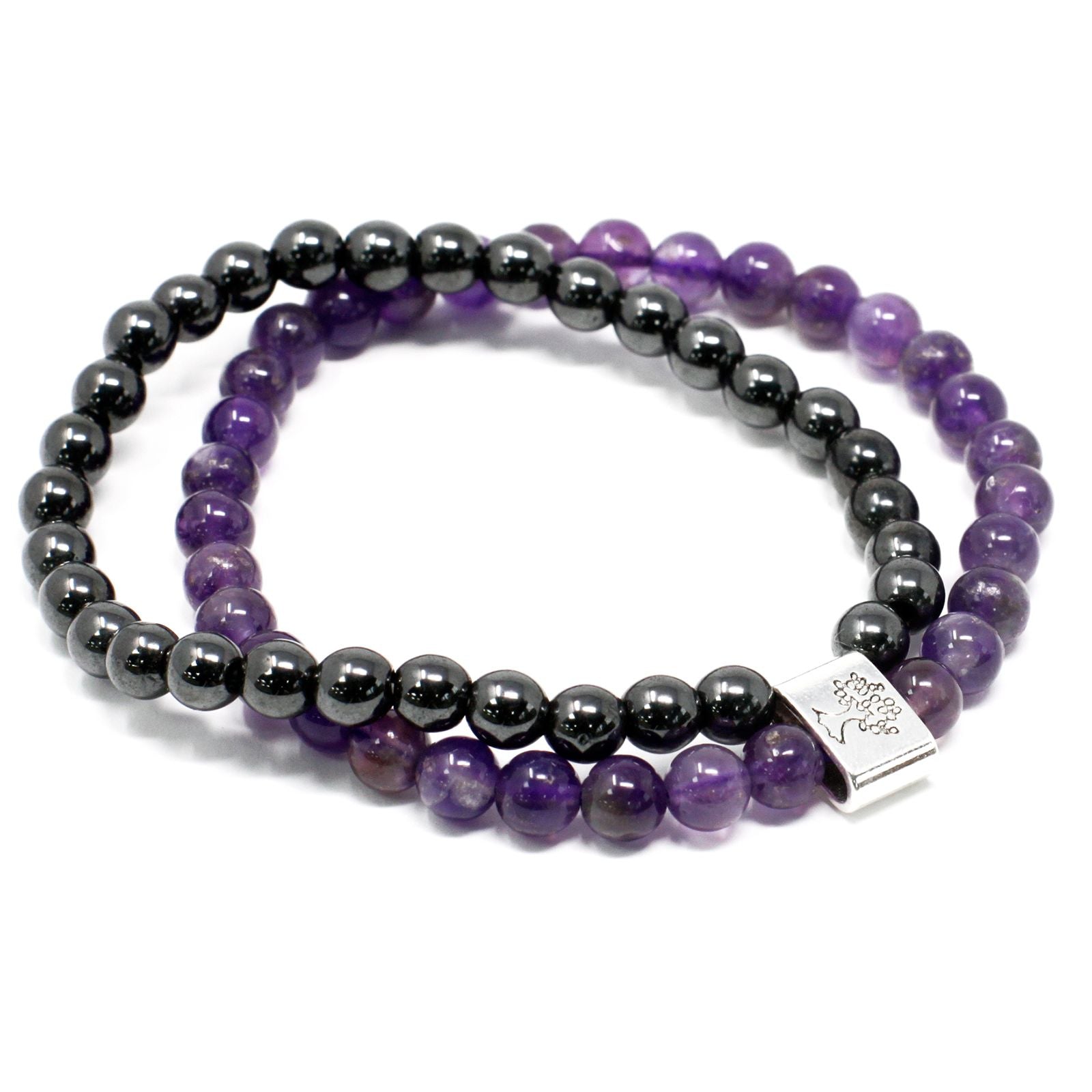 Magnetisches Amethyst-Armband – Klarheit & Ruhe