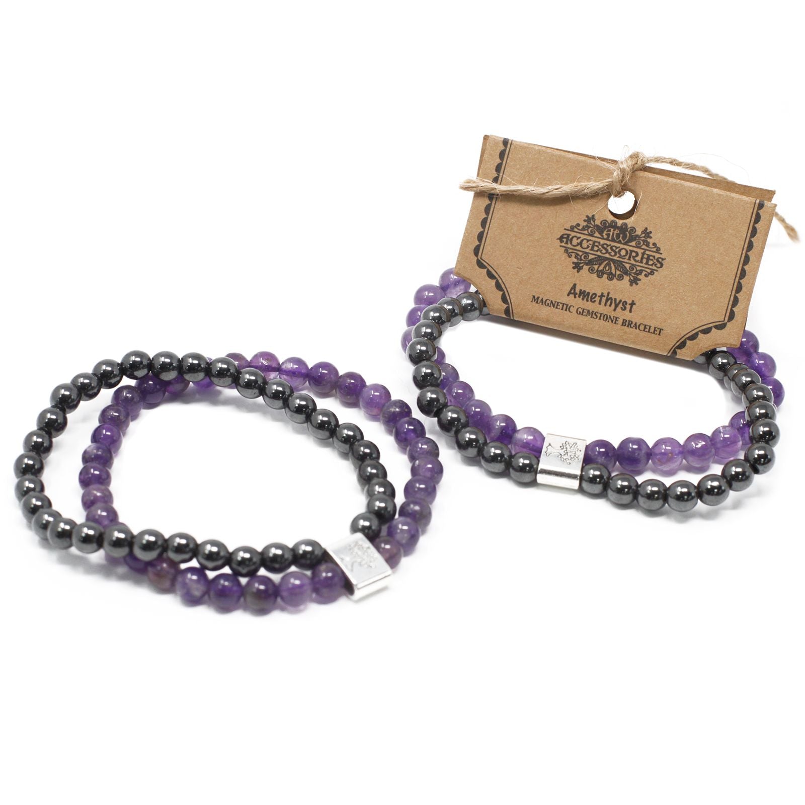 Magnetisches Amethyst-Armband – Klarheit & Ruhe