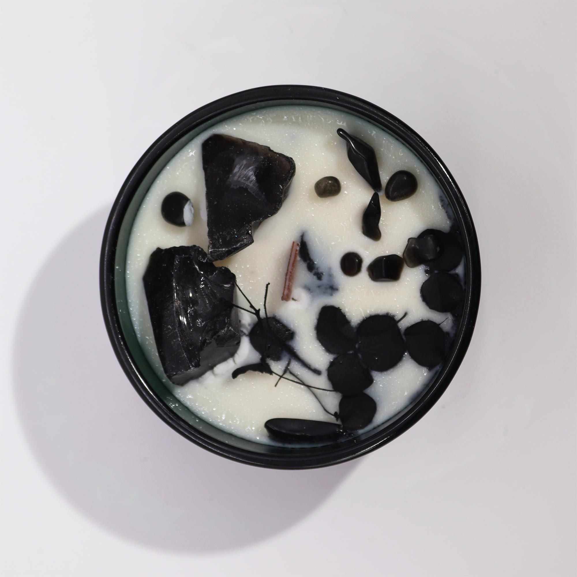 Hop Hare Kristall Magische Blume Kerze - Der König der Schwerter – 330 g