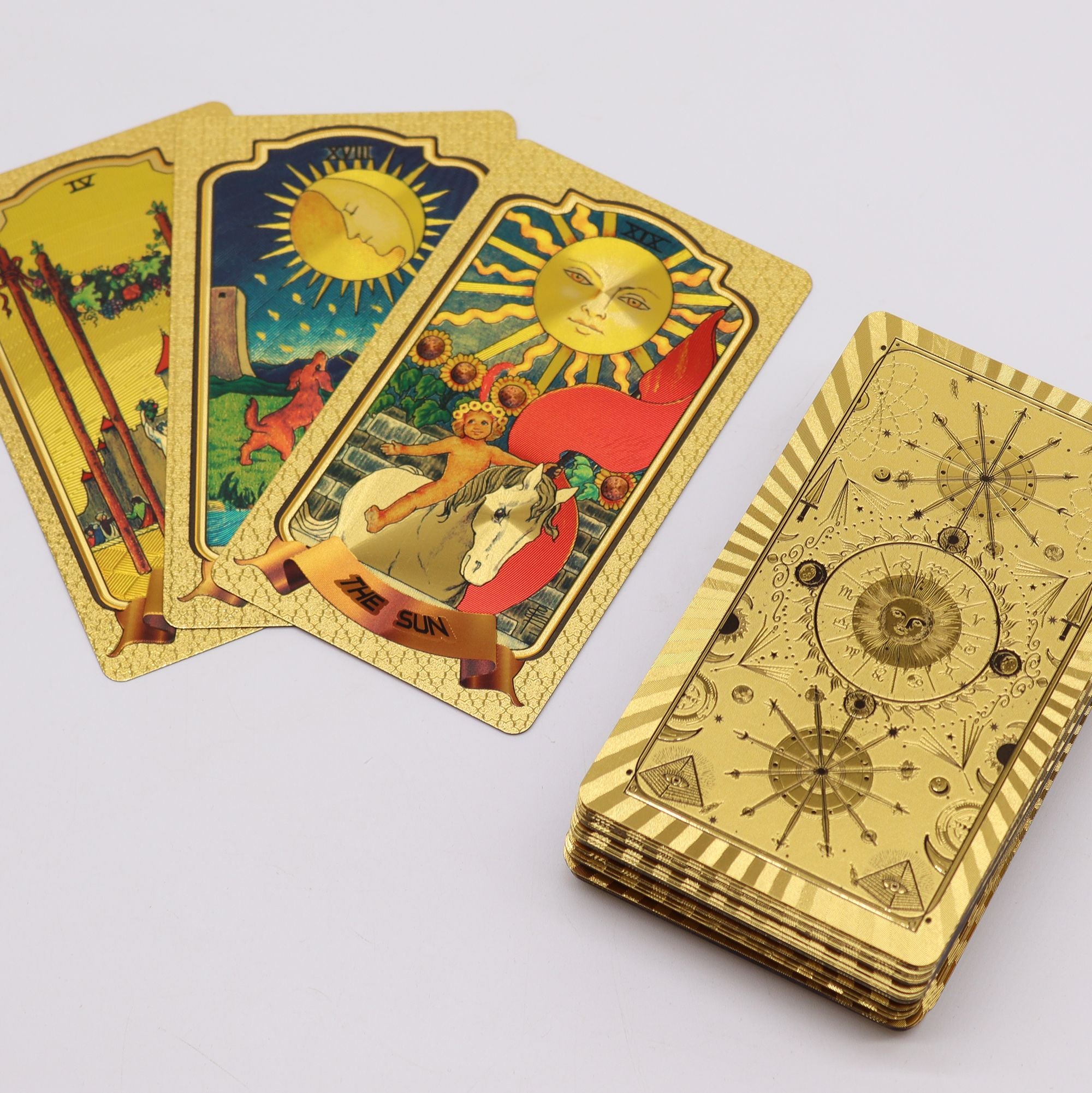Golden Tarot Card Set – Klassisches Tarot in Gold