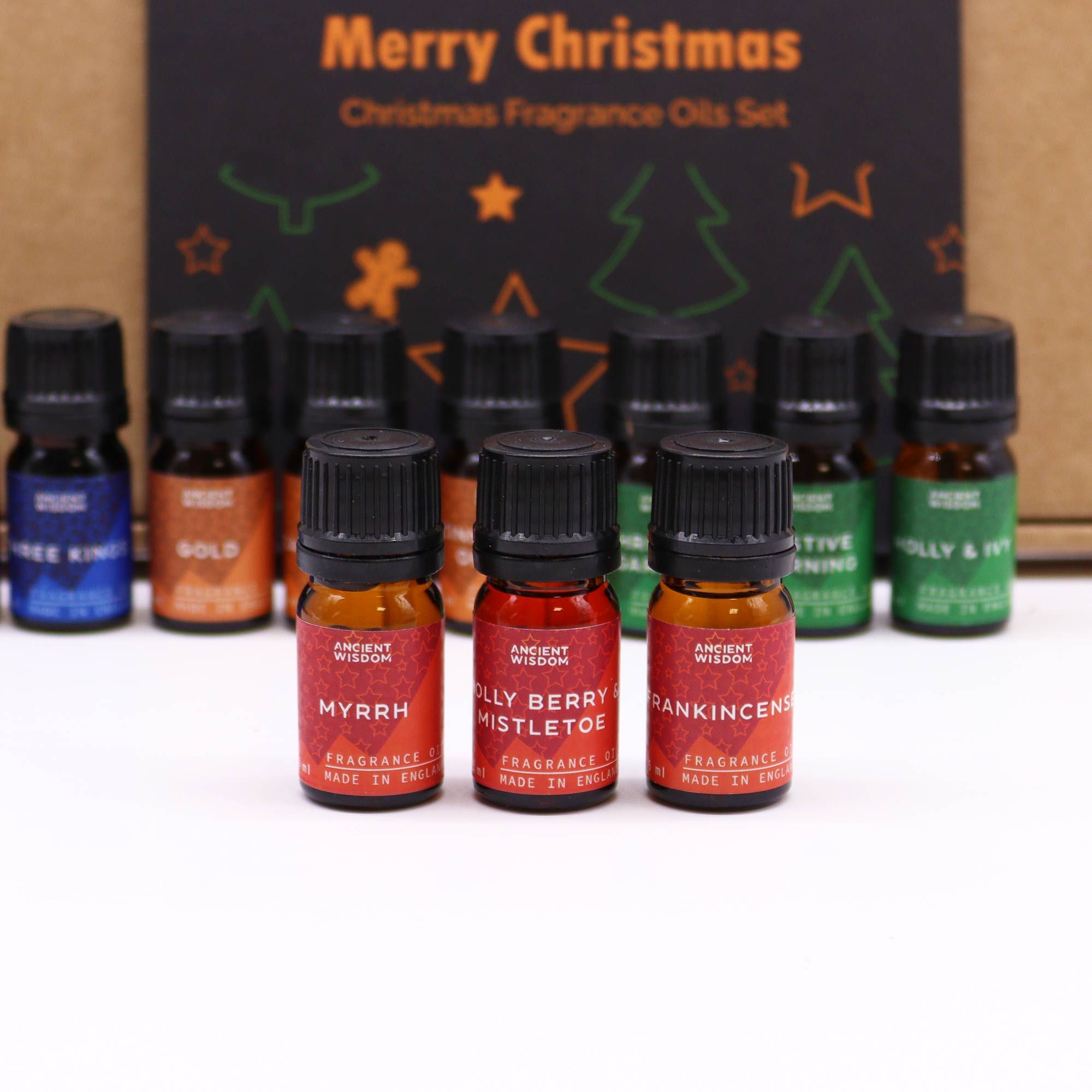 Holy Scents of Christmas – 12er Weihnachtsduft-Set (á 5 ml) - Winterliche Duftöle für festliche Stimmung & gemütliche Rituale