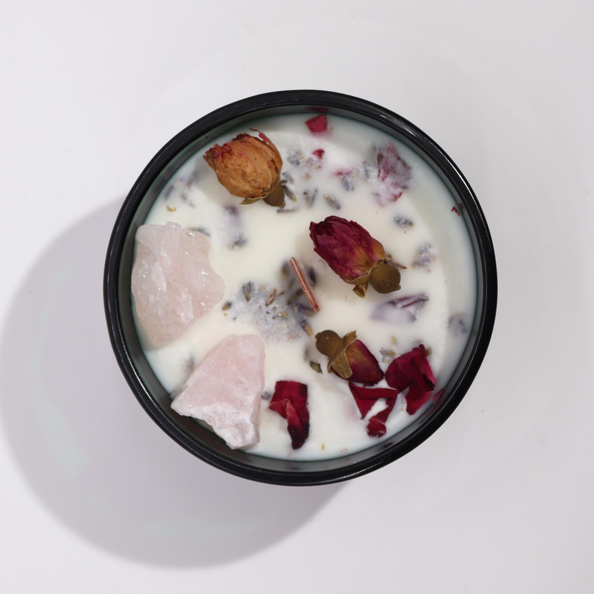 Hop Hare Kristall Magische Blume Kerze – Die Liebenden, 330 g