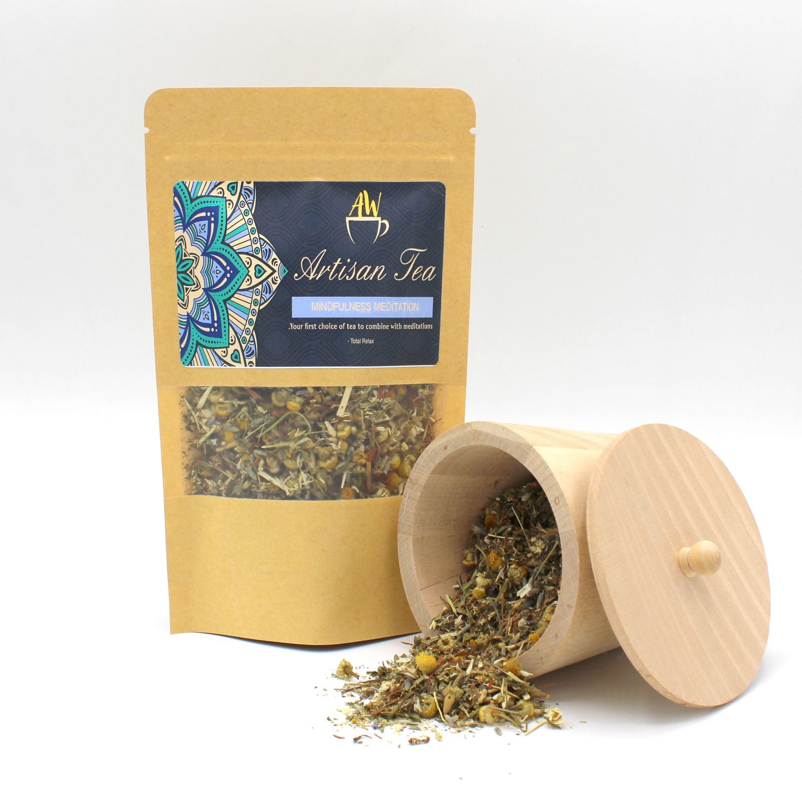 Achtsamkeits-Meditation – Kräutertee mit Kamille, Lavendel & Melisse, 50 g
