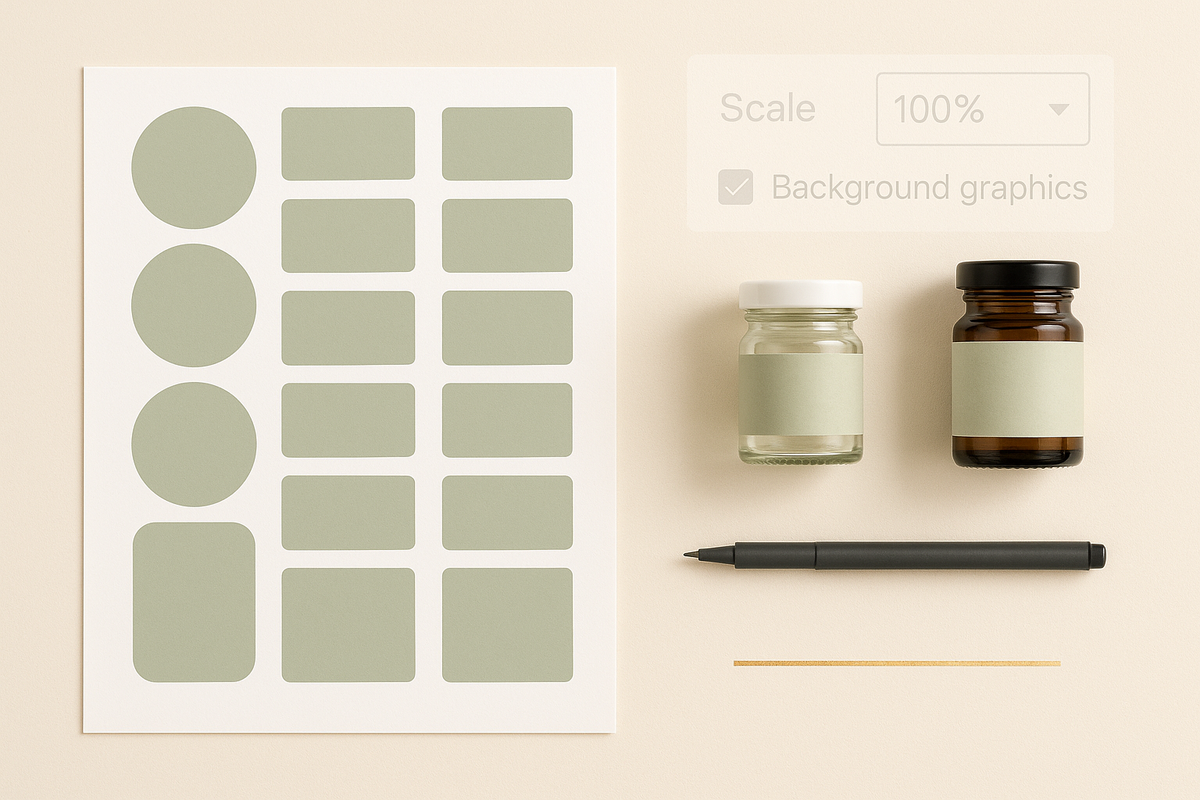 DIY Label Kit – Etiketten-Generatoren (50×35 & 50×70 mm)