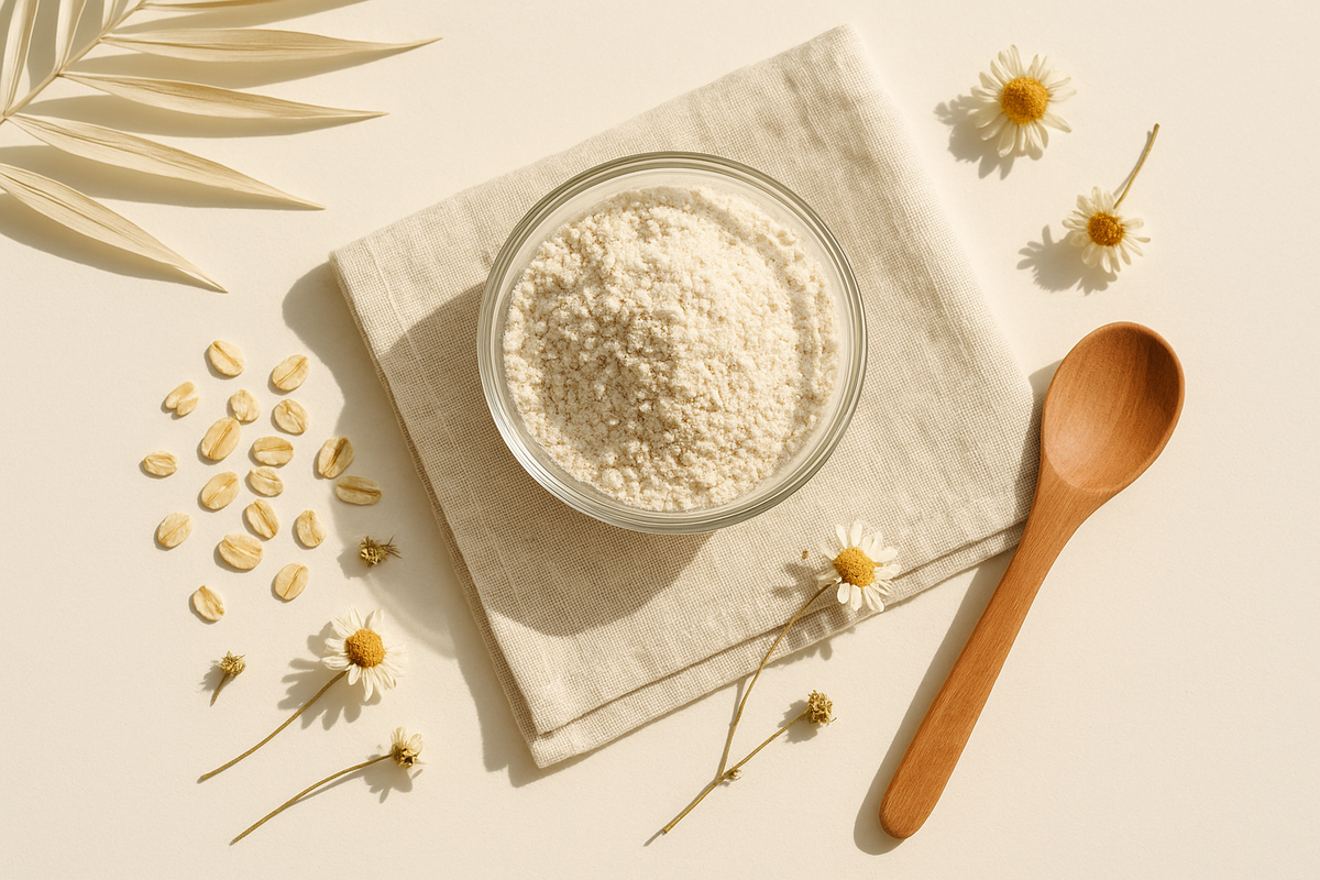 Hafermehl – sanftes Pflanzenmehl für sensible Haut & DIY-Pflege, 350 g