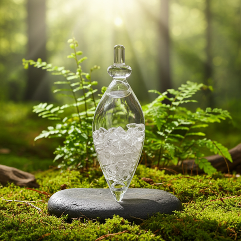 Edelsteinstab | DIAMONDS (Diamantsplitter – Bergkristall)