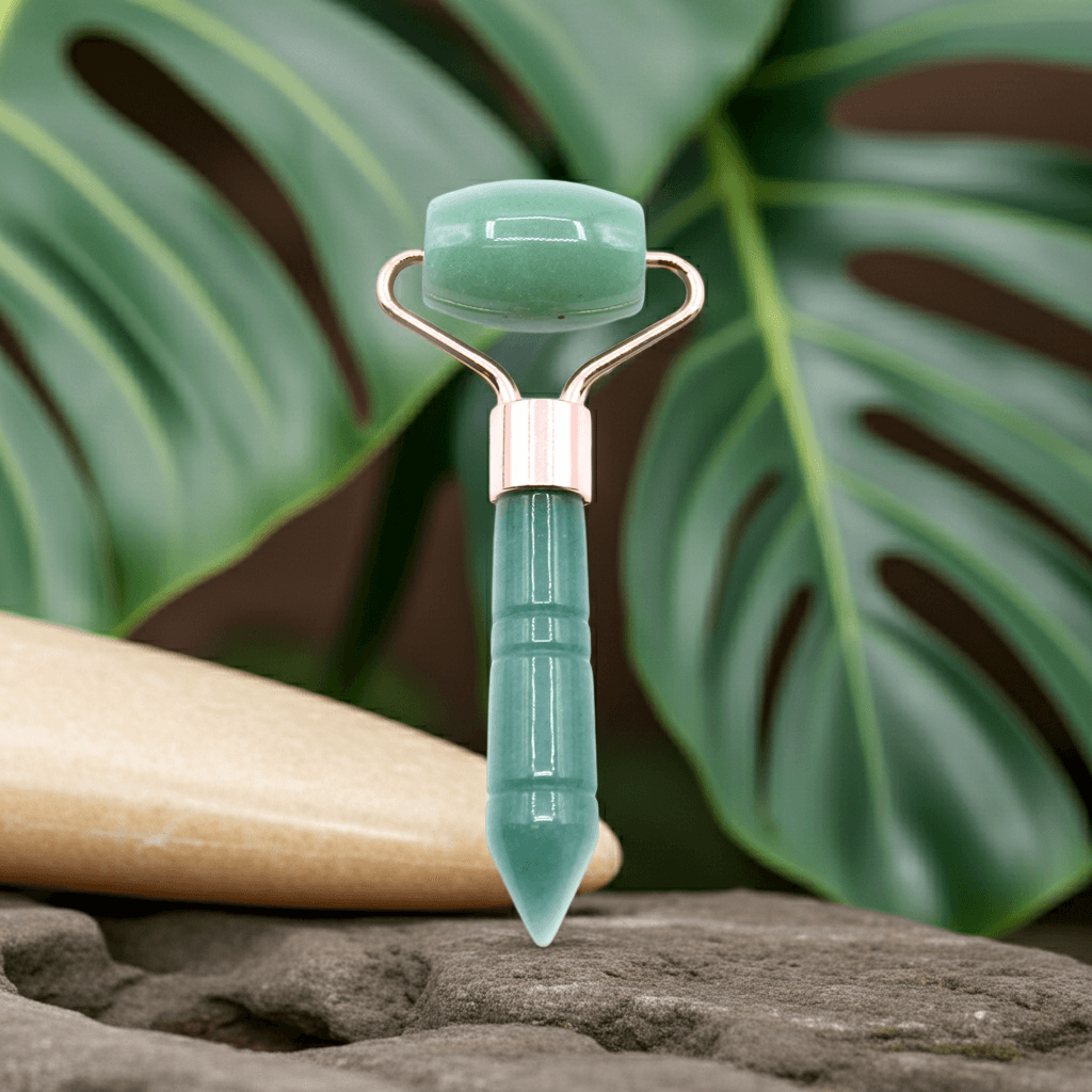 Edelstein Mini Roller – Jade (Gesichts-Massage-Roller)