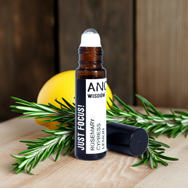 Fokussiert! – Ätherische Ölmischung Roll-On (10 ml) · Zitrone · Rosmarin · Zypresse
