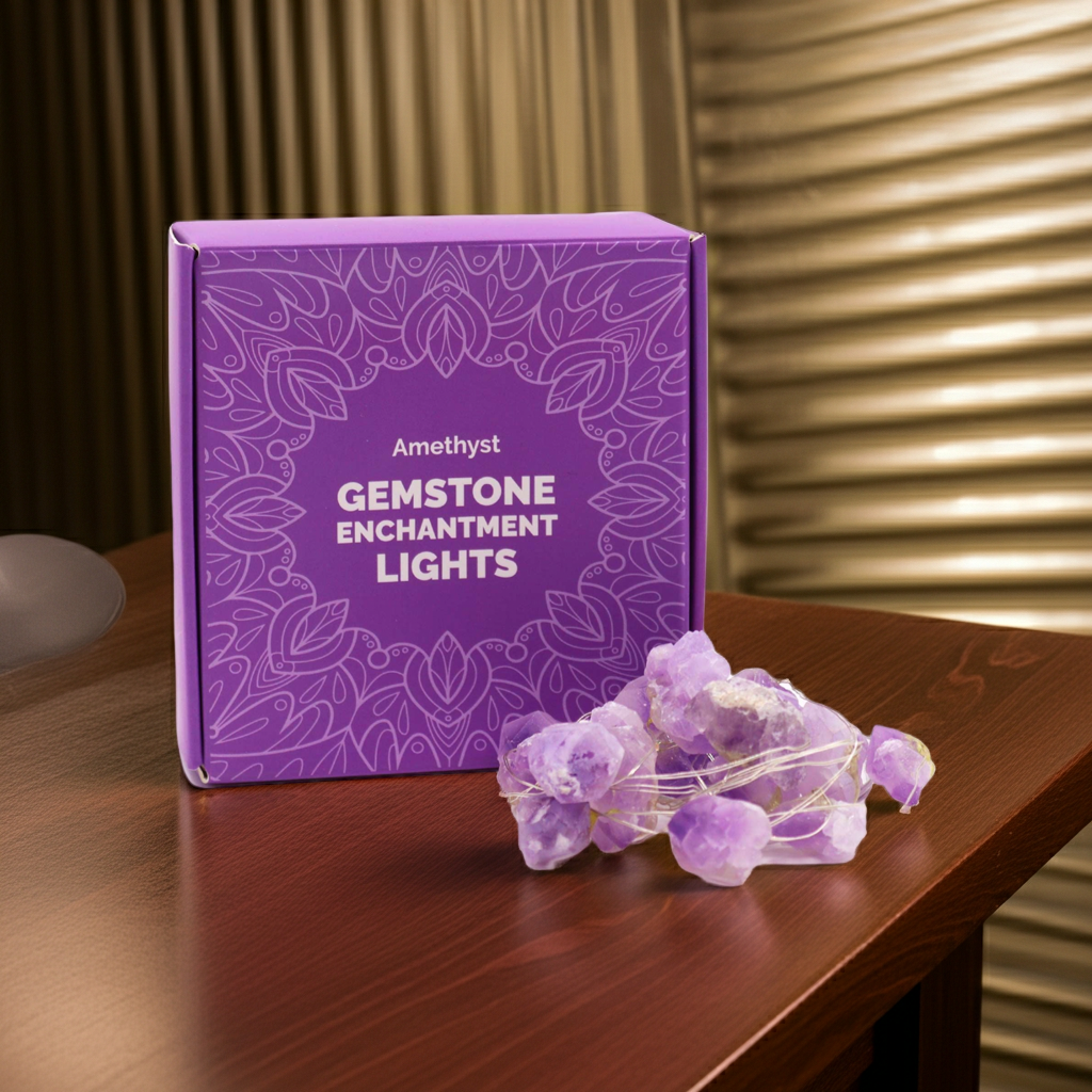 Edelstein-Verzauberungslichter – Amethyst