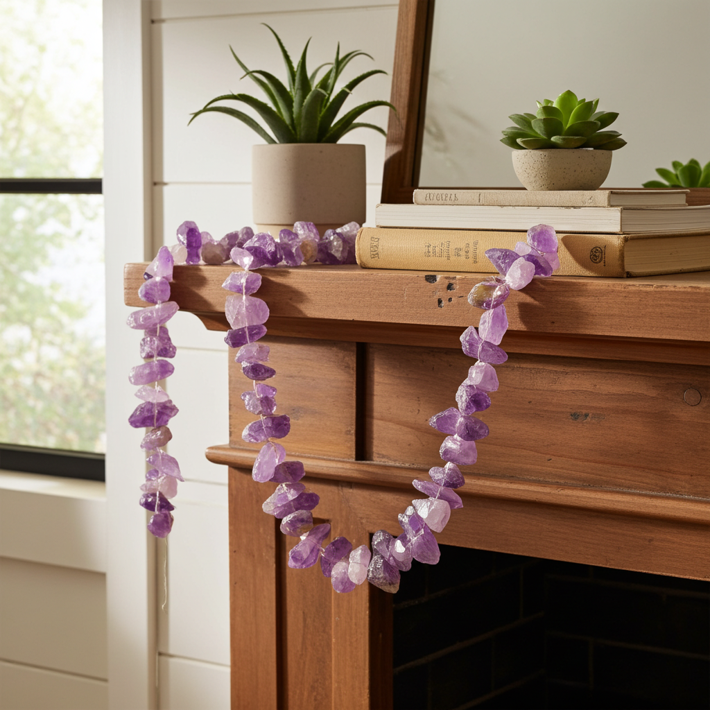 Edelstein-Verzauberungslichter – Amethyst