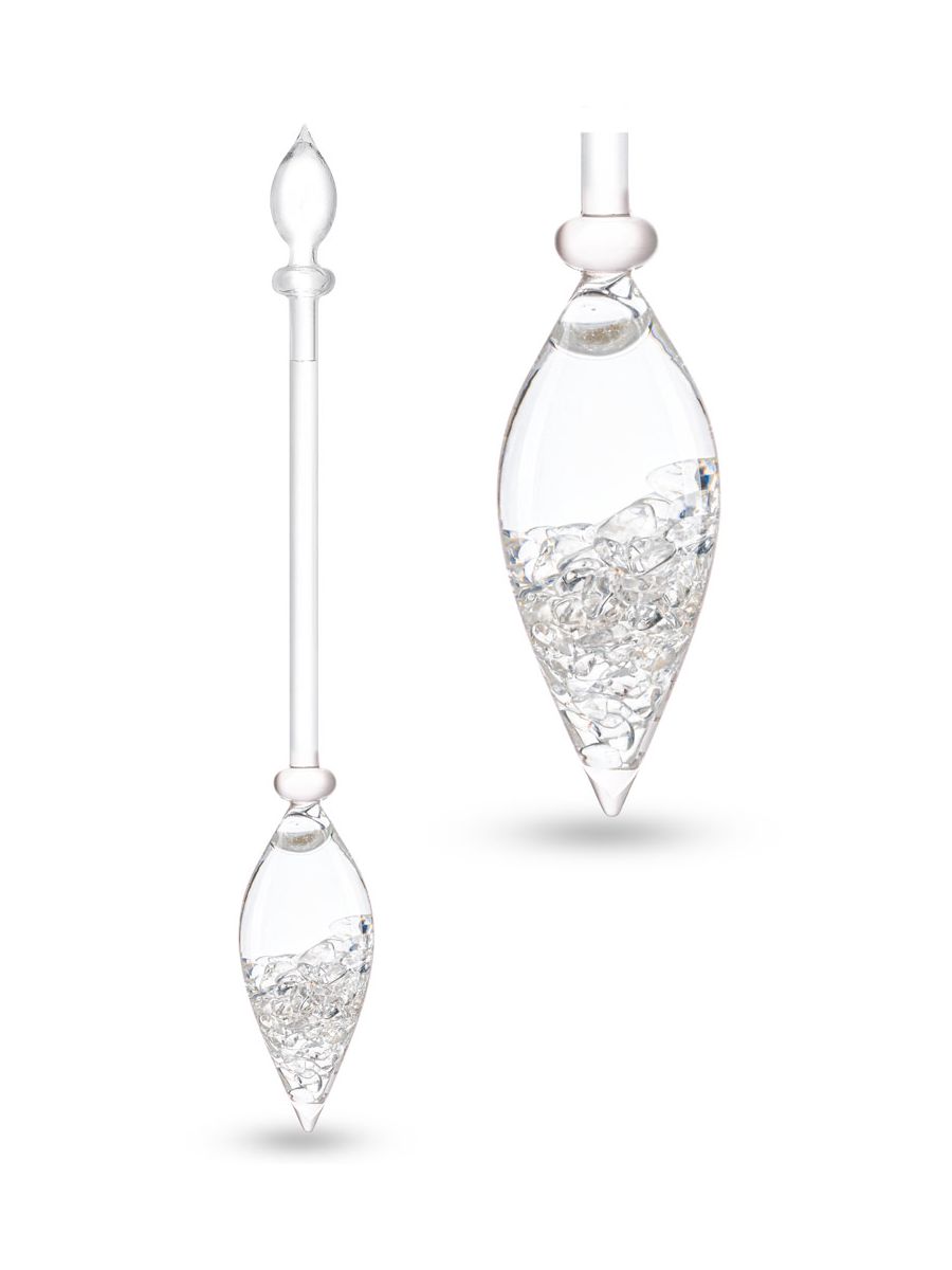 Edelsteinstab | DIAMONDS (Diamantsplitter – Bergkristall)