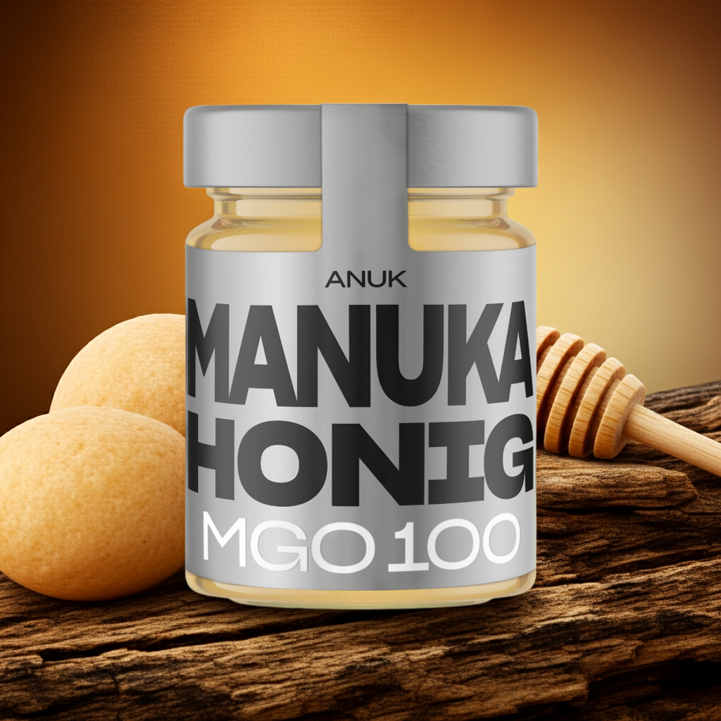 ANUK Manuka Honig – Honig am Löffel, Detail